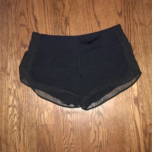 Lululemon Black Running Shorts